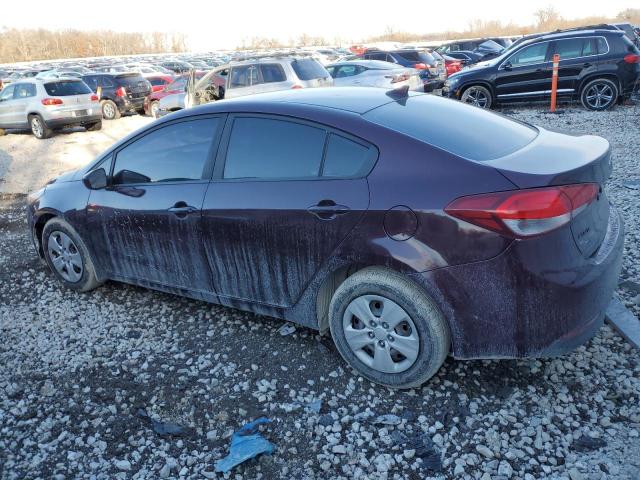  KIA FORTE 2017 Бургунди