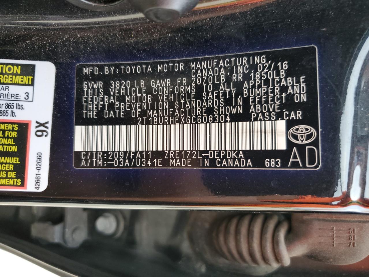 2016 Toyota Corolla - Image 14