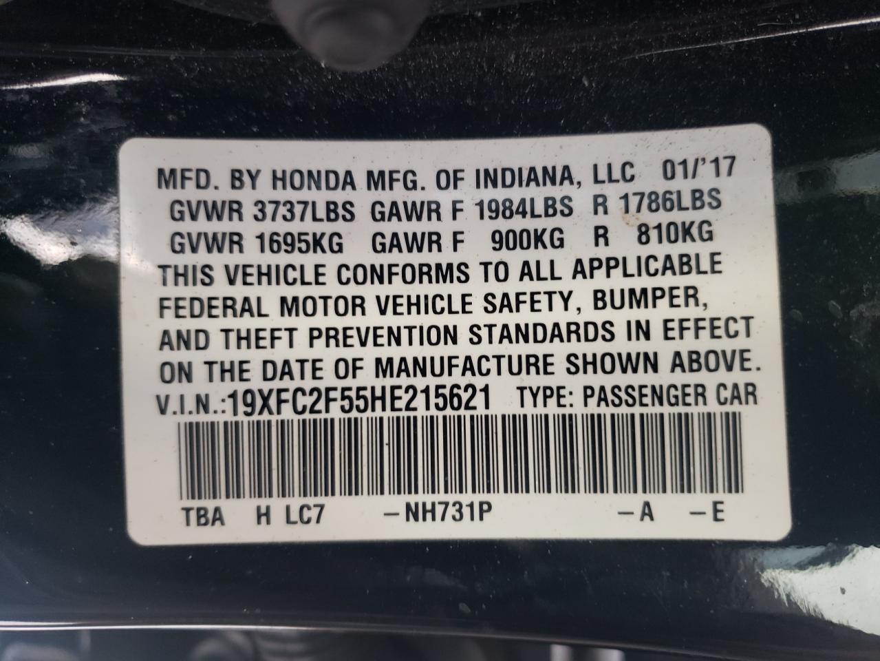 2017 Honda Civic - Image 12
