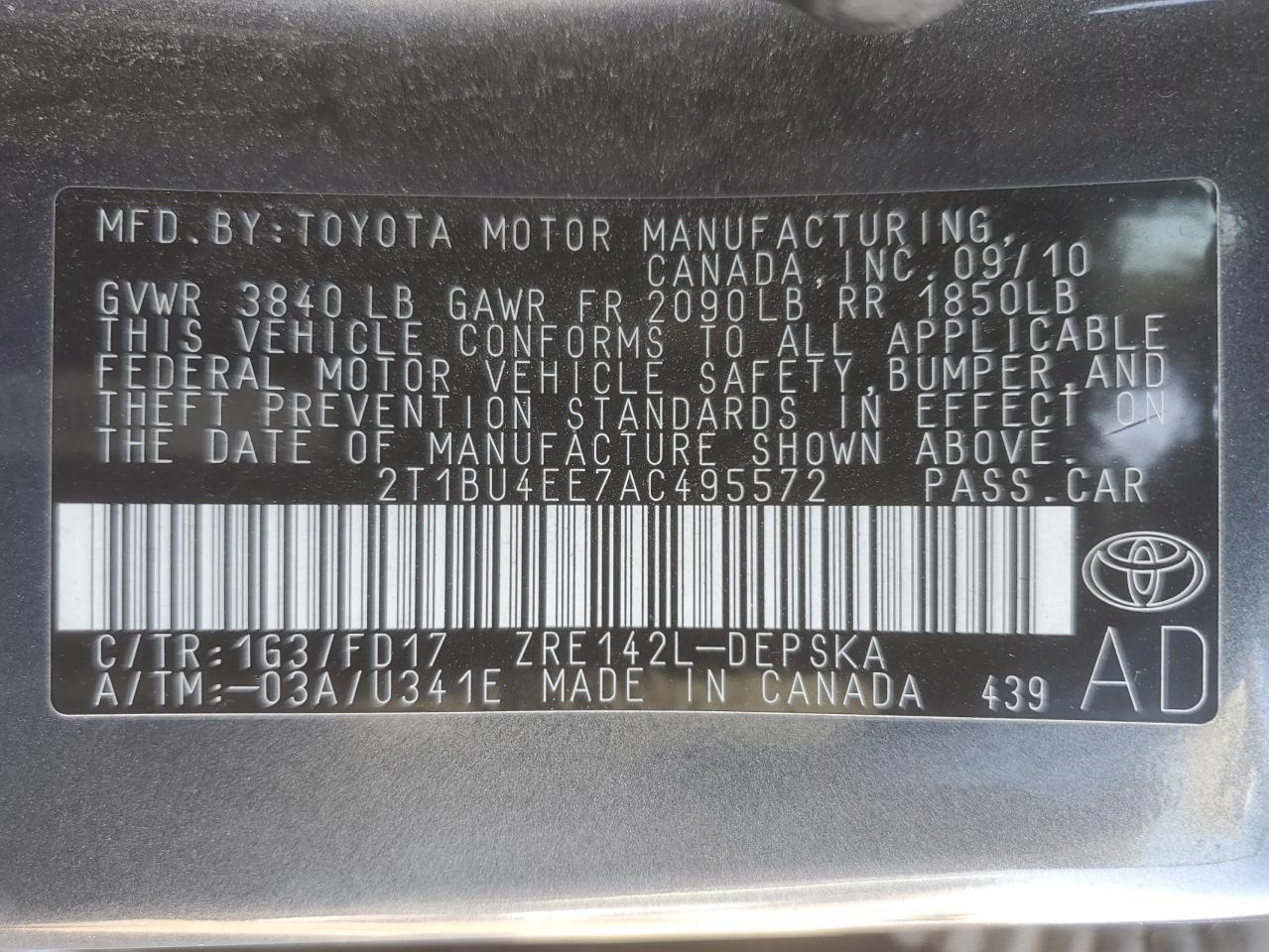 2010 Toyota Corolla - Image 14