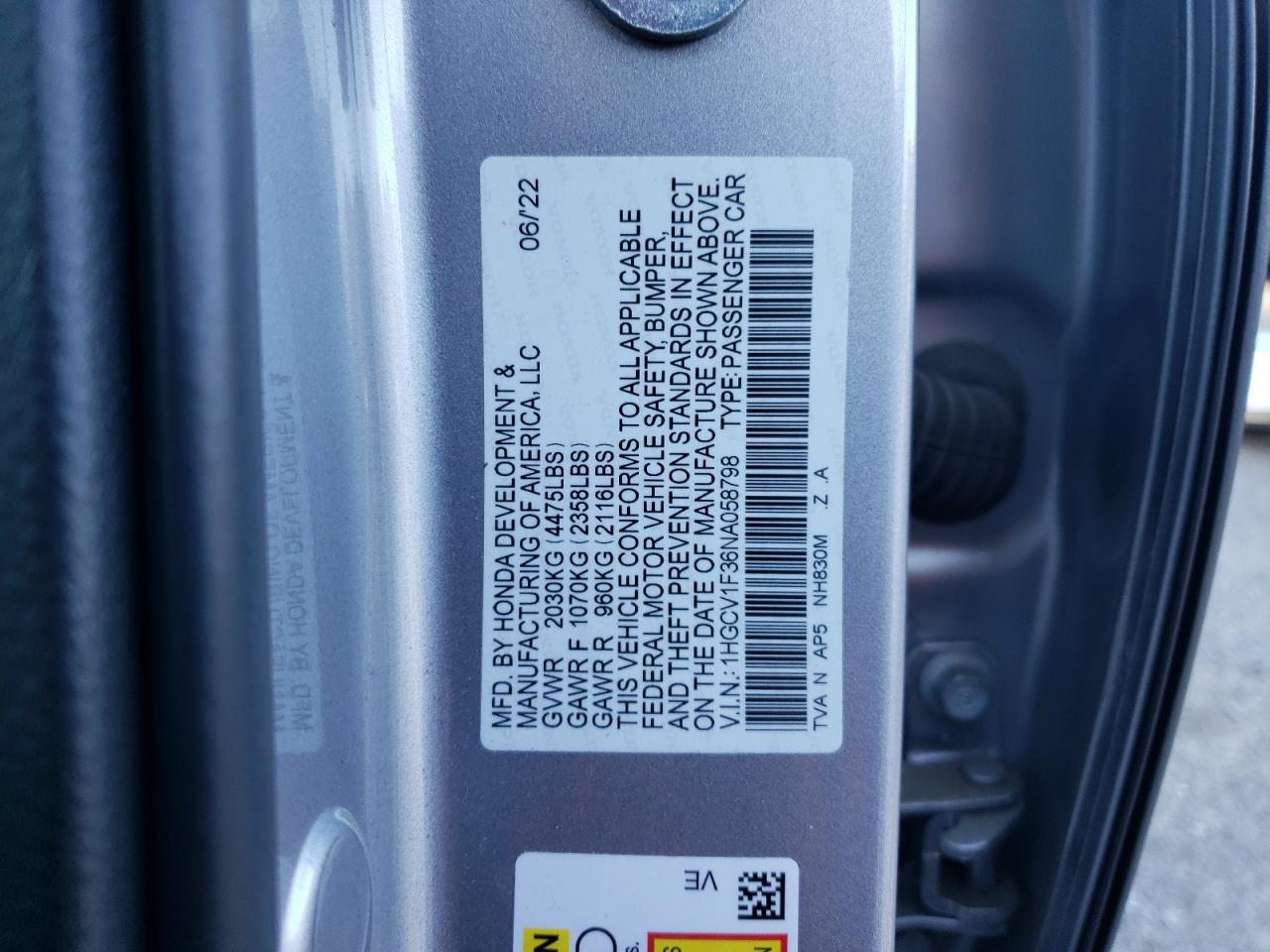 2022 Honda Accord - Image 13