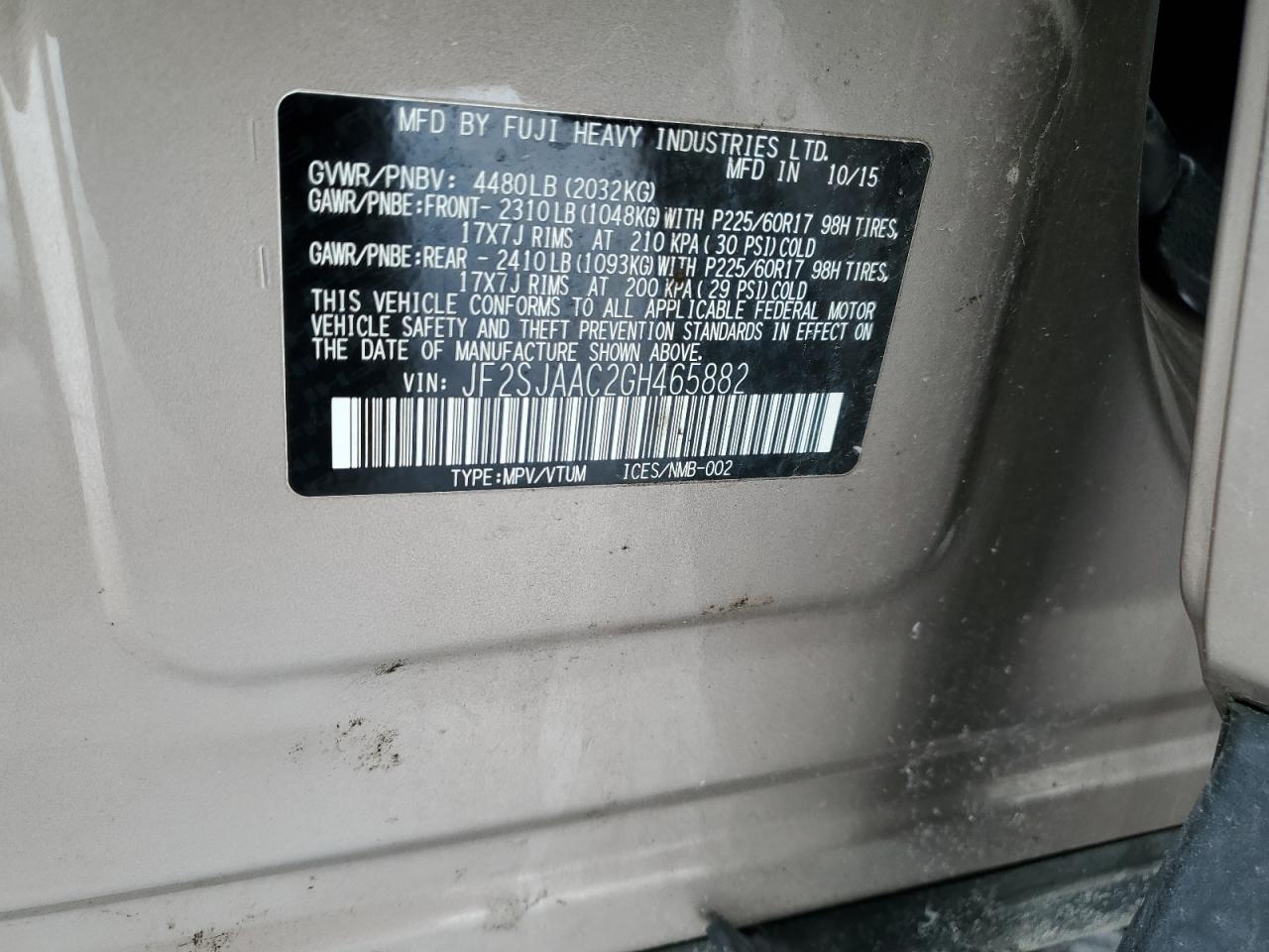 2016 Subaru Forester - Image 15