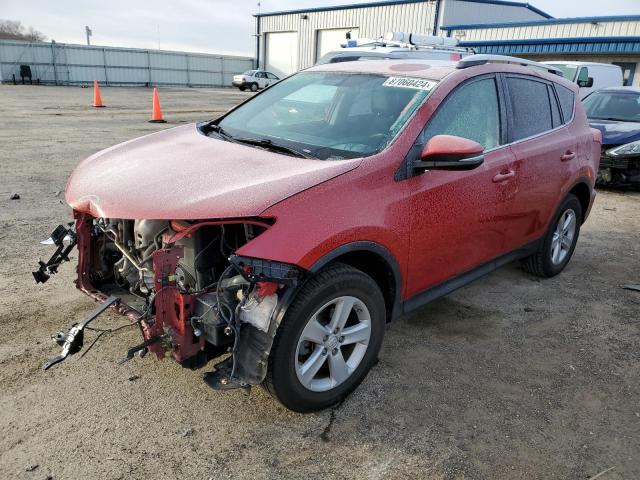  TOYOTA RAV4 2014 Красный