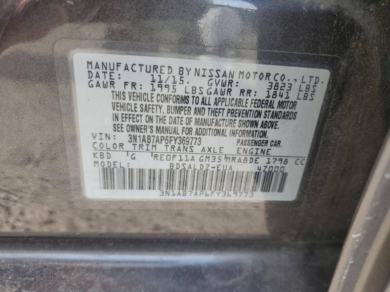 2015 Nissan Sentra - Image 12