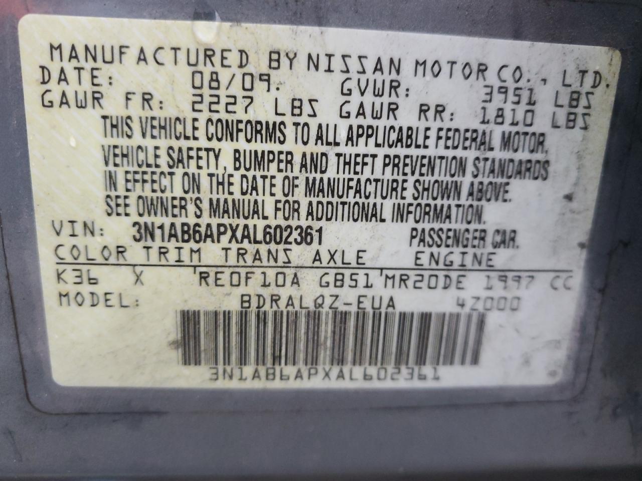 2010 Nissan Sentra - Image 13