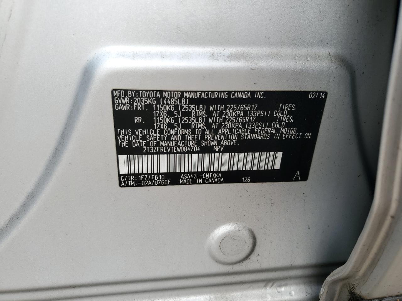 2014 Toyota RAV 4 - Image 13