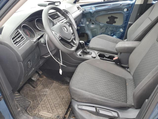  VOLKSWAGEN TIGUAN 2018 Синий