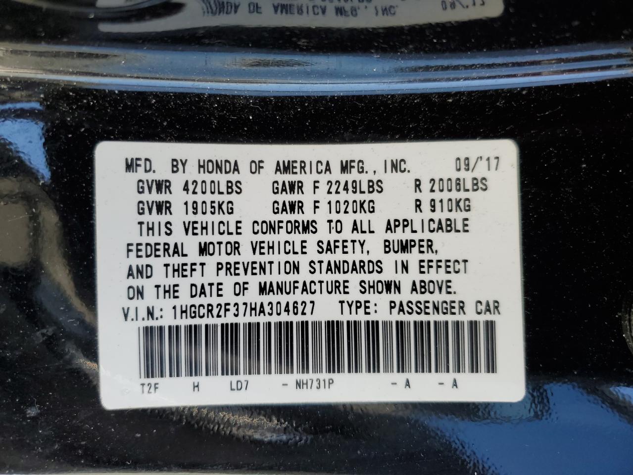 2017 Honda Accord - Image 14