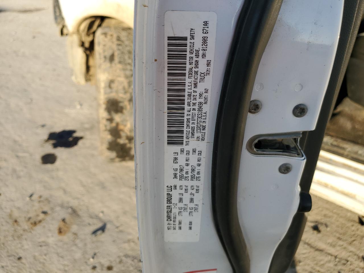 2012 Dodge Ram 1500 Slt VIN: 1C6RD7GT3CS189490 Lot: 69406665