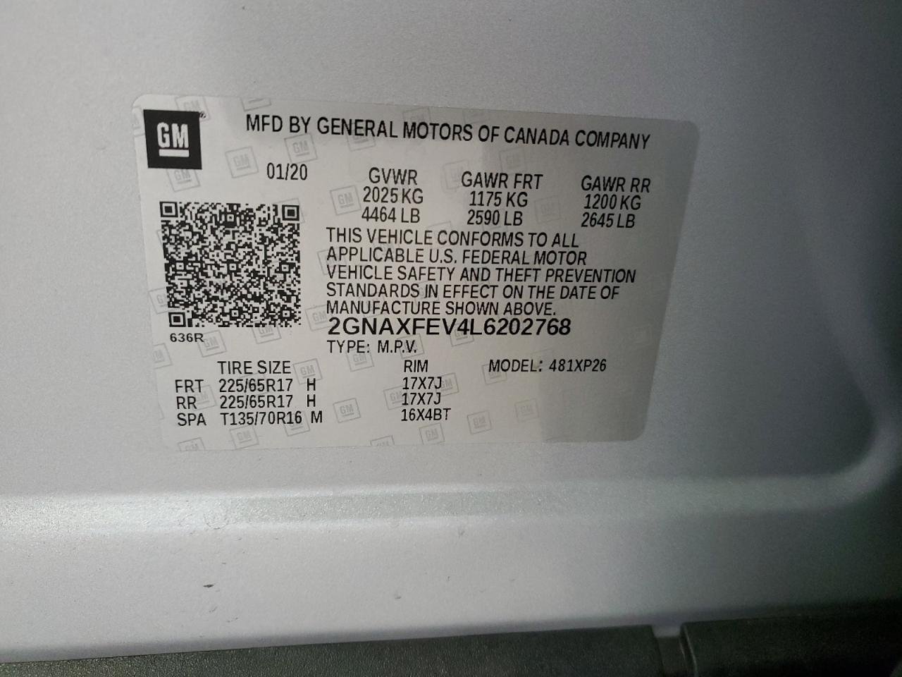 2020 Chevrolet Equinox - Image 13