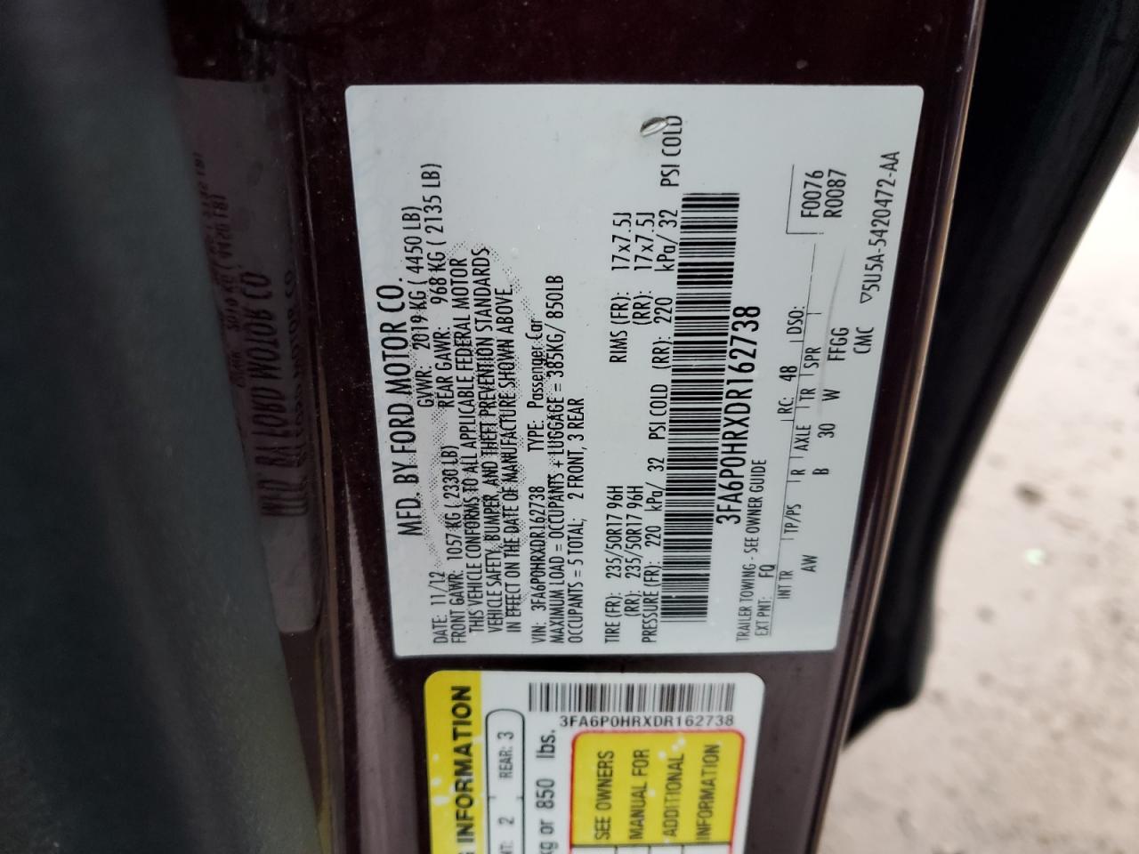 2013 Ford Fusion - Image 12