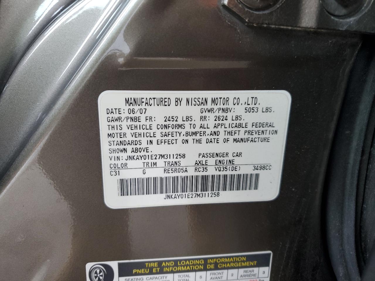 2007 Infiniti M - Image 13