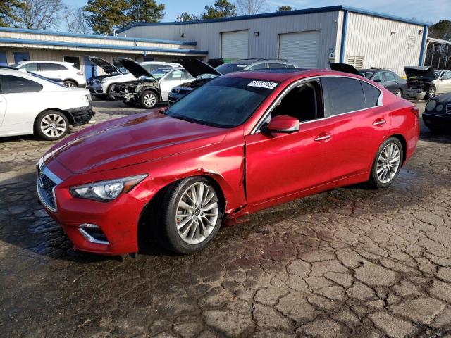  INFINITI Q50 2021 Красный