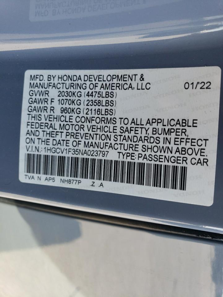2022 Honda Accord - Image 12