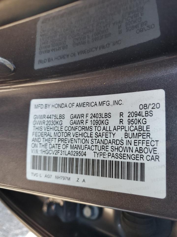 2020 Honda Accord - Image 14