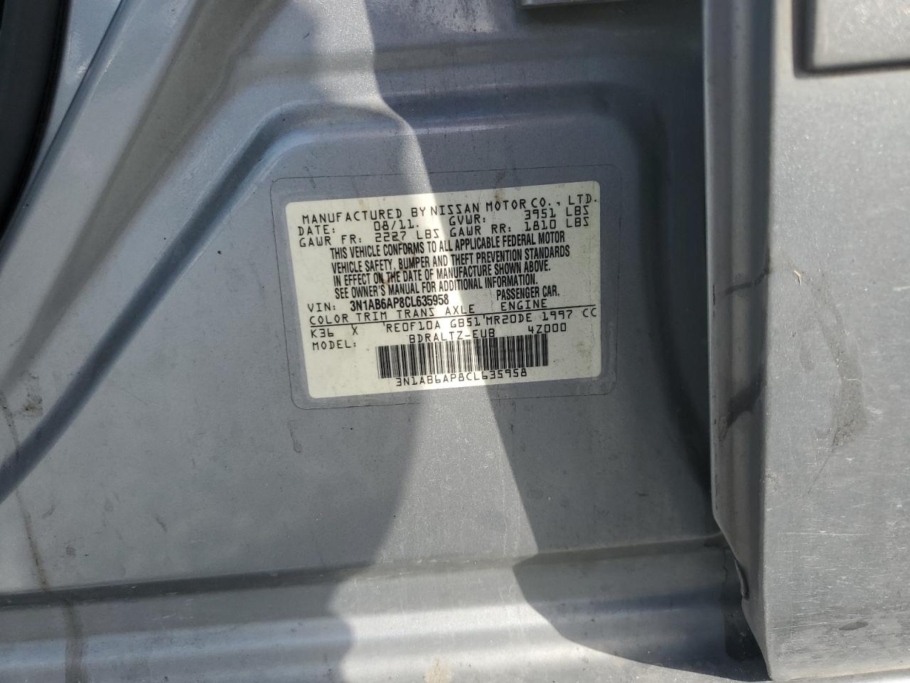 2012 Nissan Sentra - Image 12