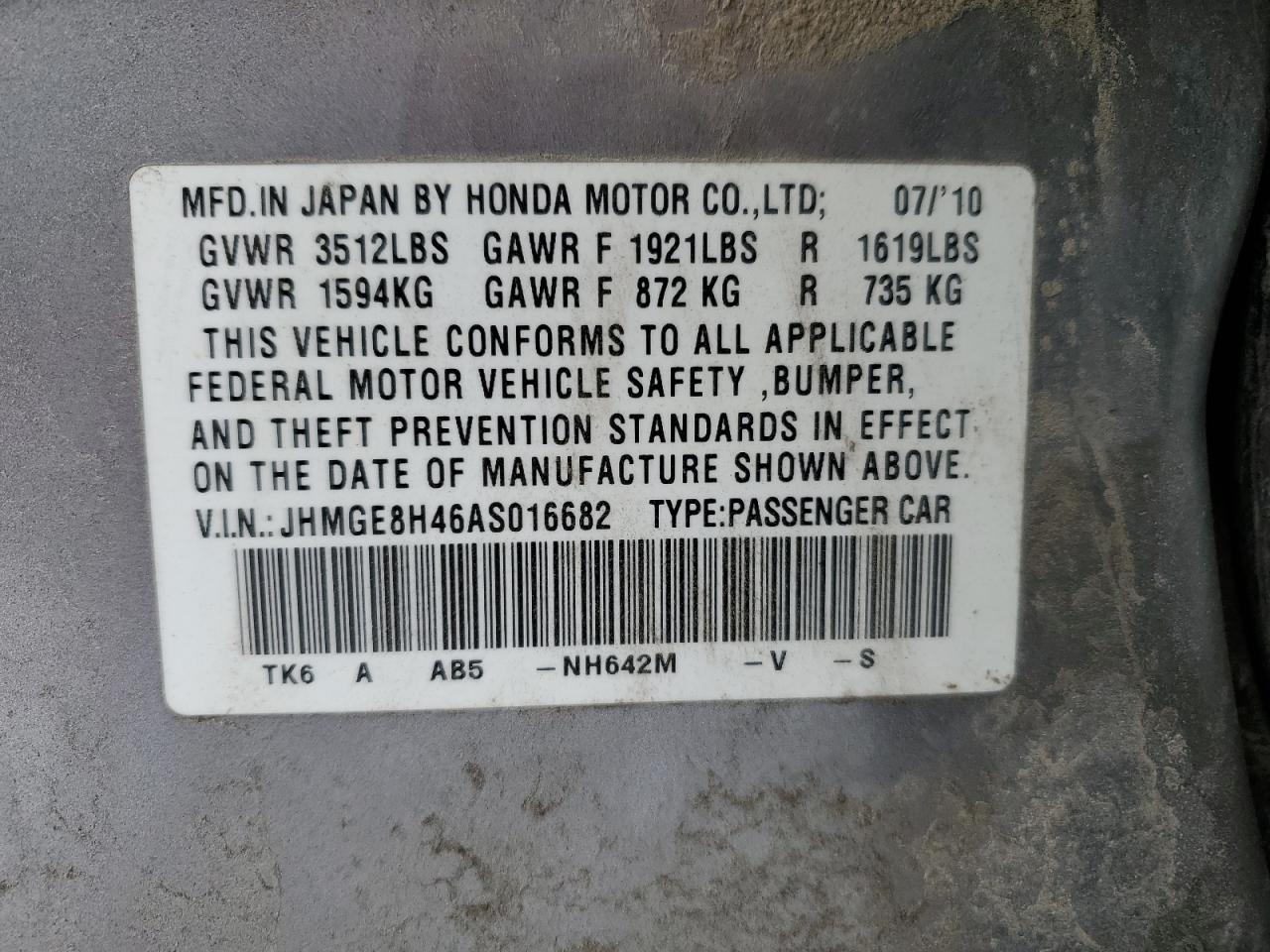 2010 Honda Fit - Image 12