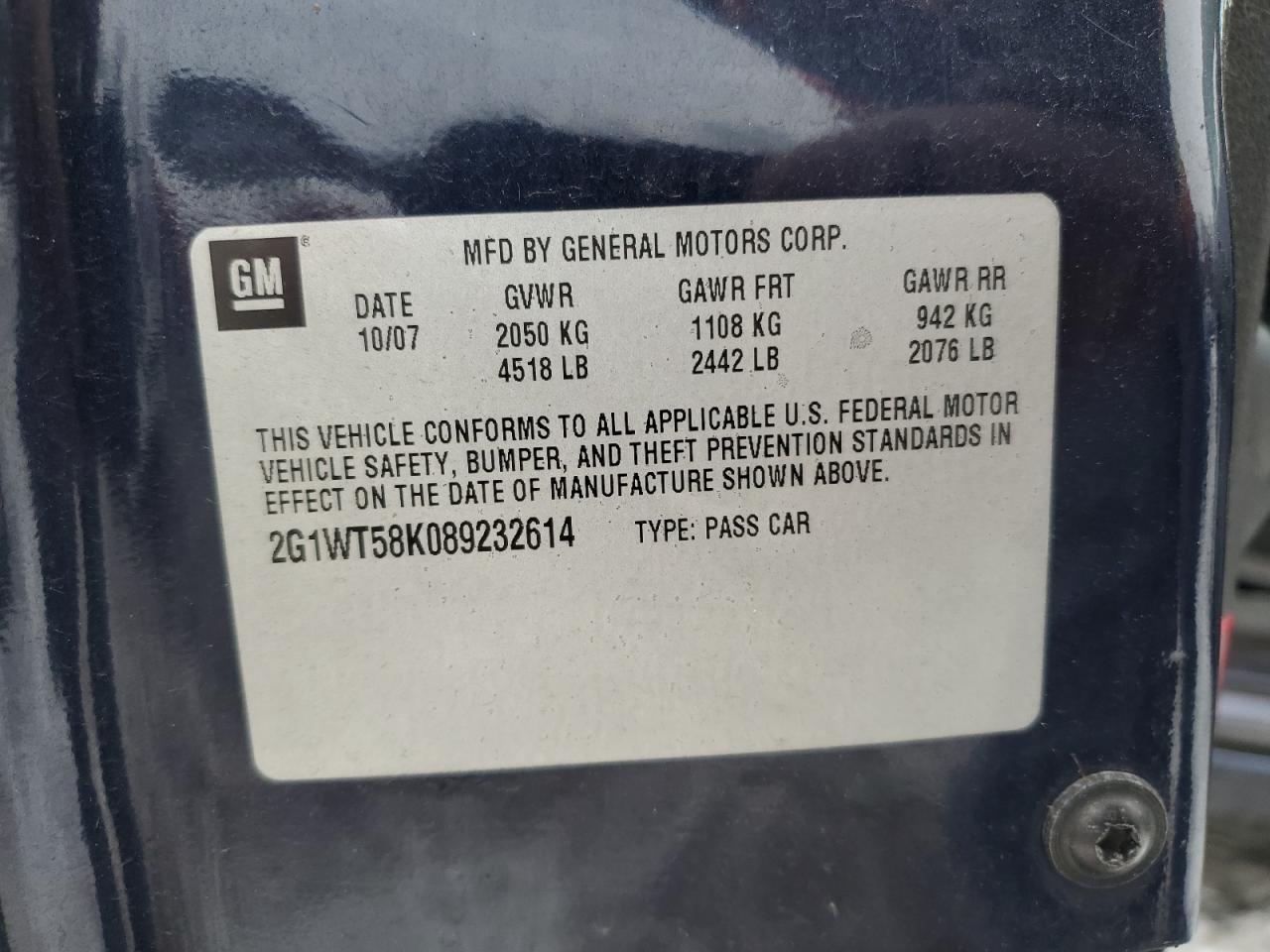 2008 Chevrolet Impala - Image 12