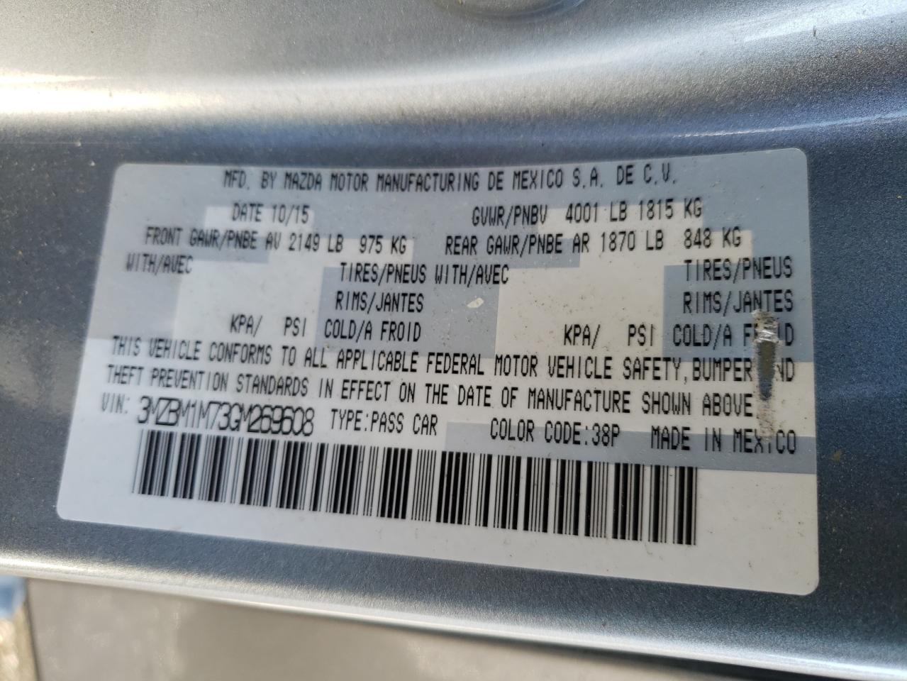 2016 Mazda 3 - Image 12