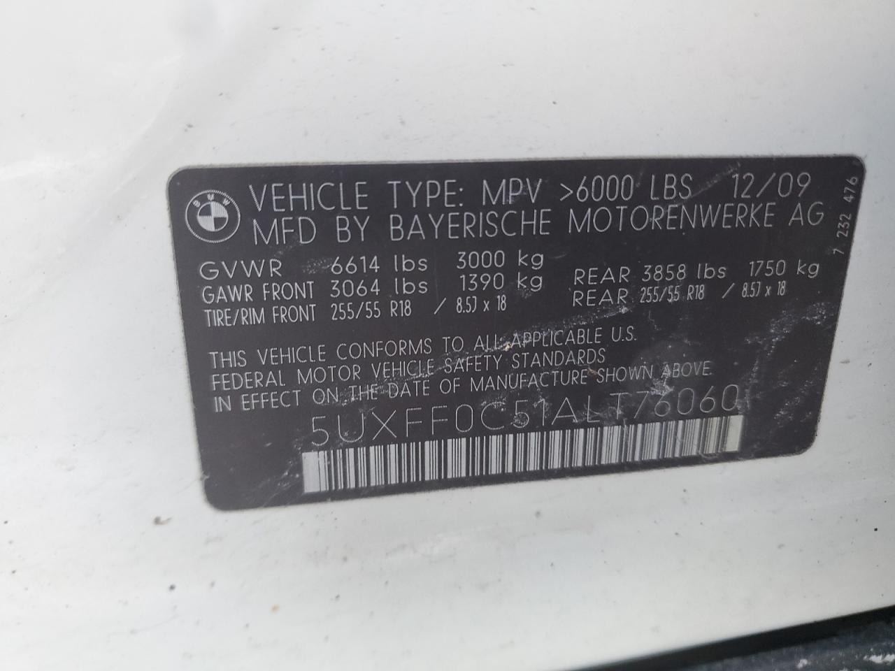 2010 BMW X5 - Image 13