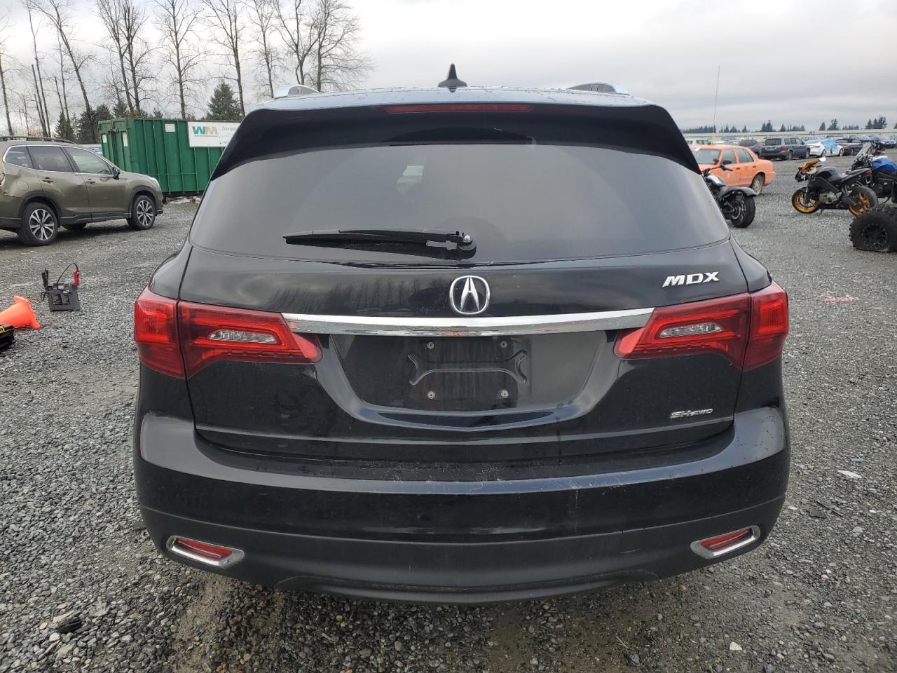 VIN 5FRYD4H4XFB006080 2015 ACURA MDX no.6