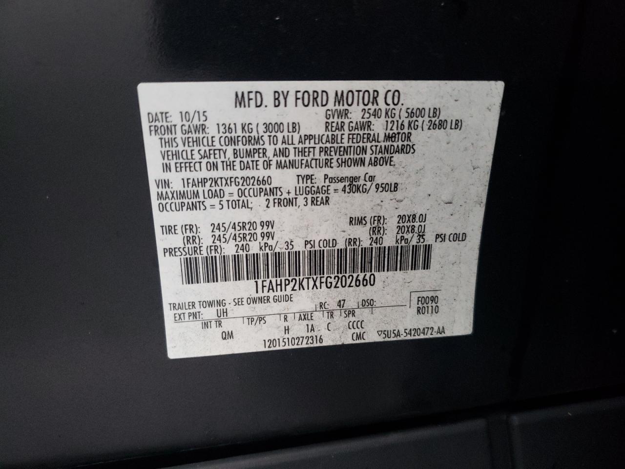 2015 Ford Taurus - Image 12