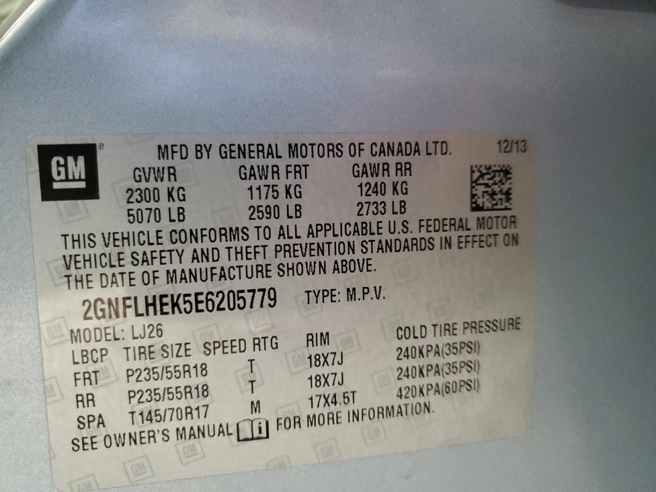 2014 Chevrolet Equinox - Image 13