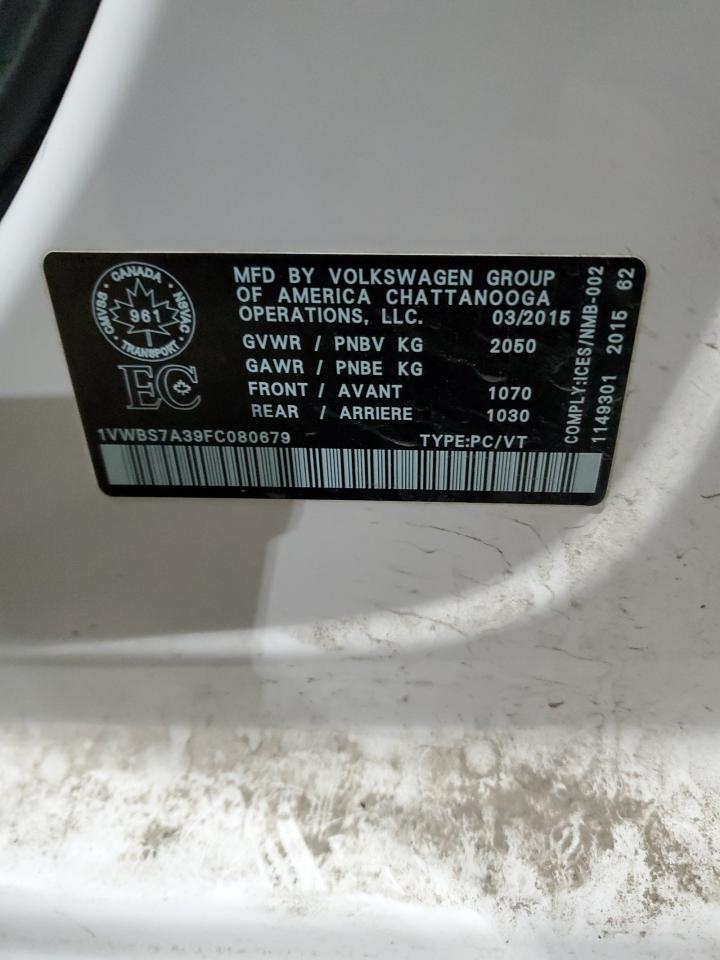 2015 Volkswagen Passat - Image 13