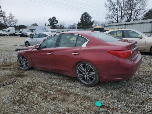  INFINITI Q50 2014 Червоний