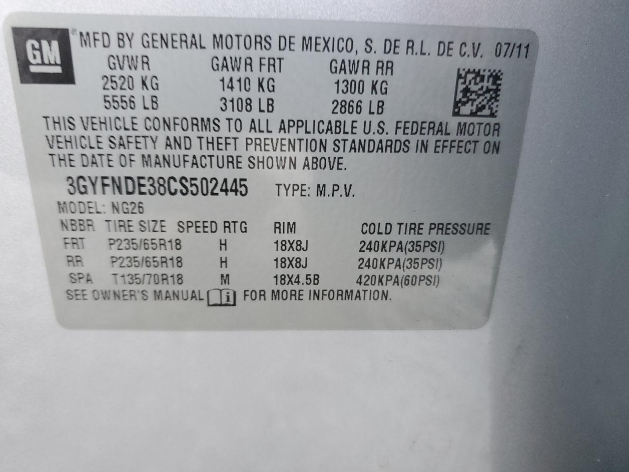 2012 Cadillac SRX - Image 15