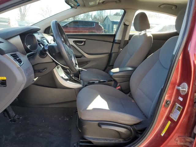  HYUNDAI ELANTRA 2014 Красный