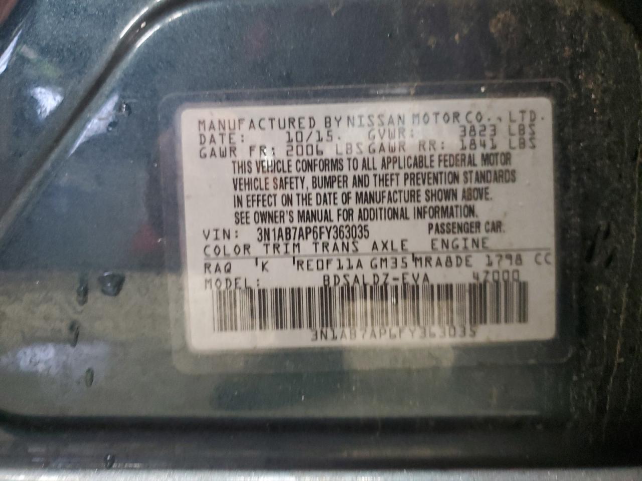 2015 Nissan Sentra - Image 12
