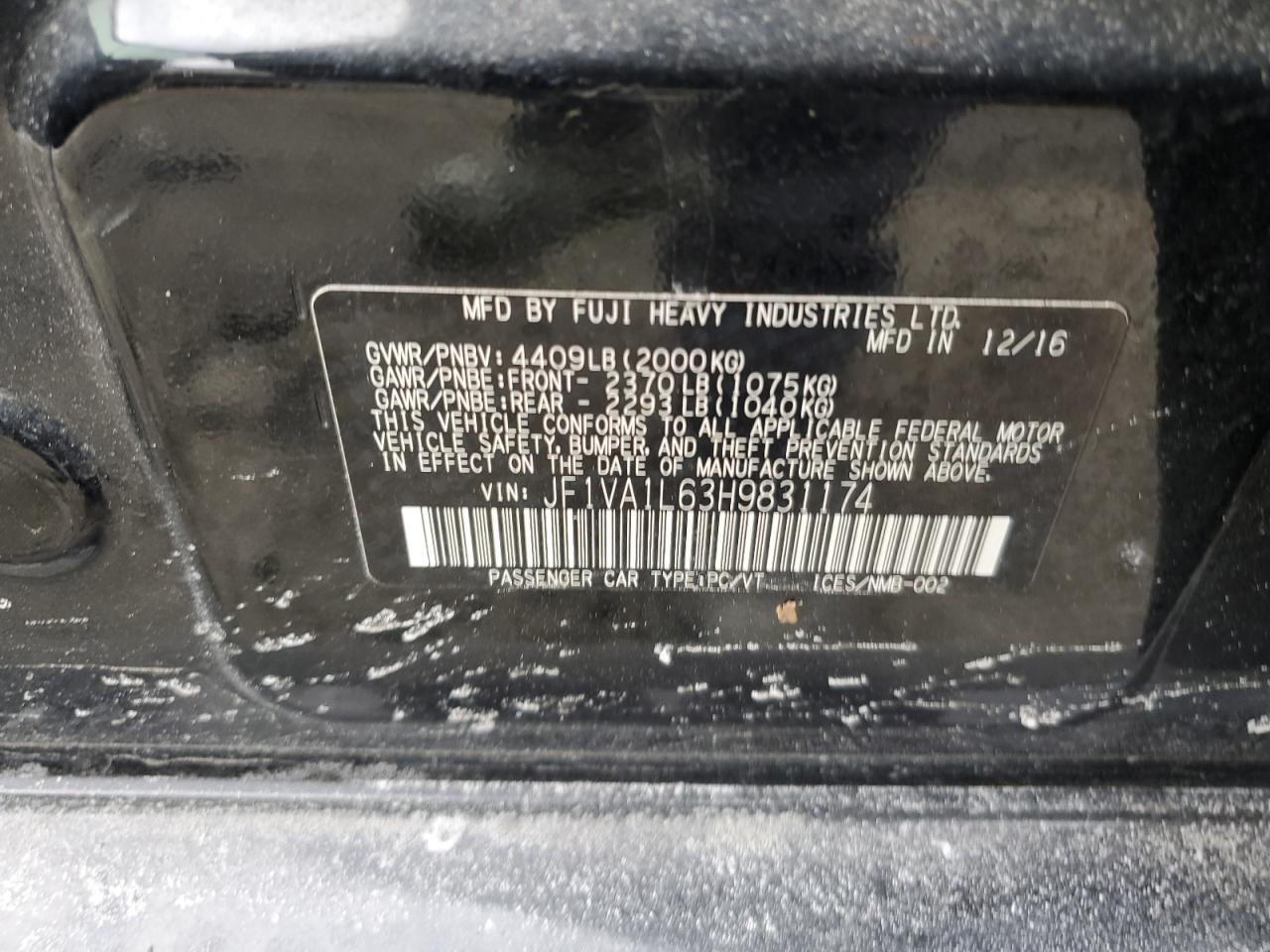 2017 Subaru WRX - Image 12