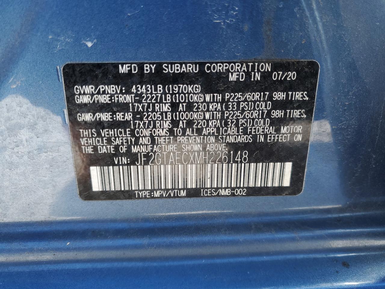2021 Subaru XV - Image 13