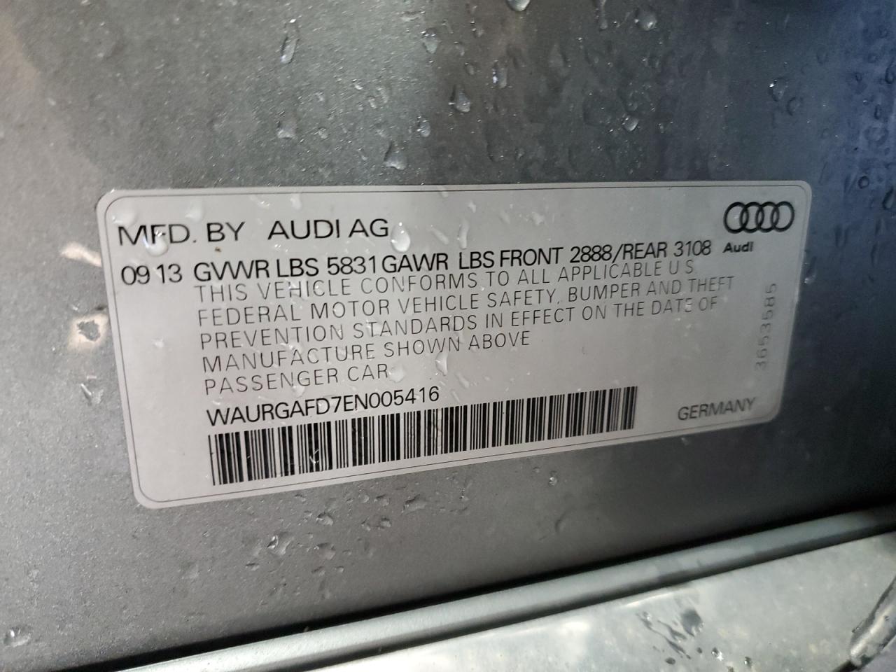 2014 Audi A8 - Image 13