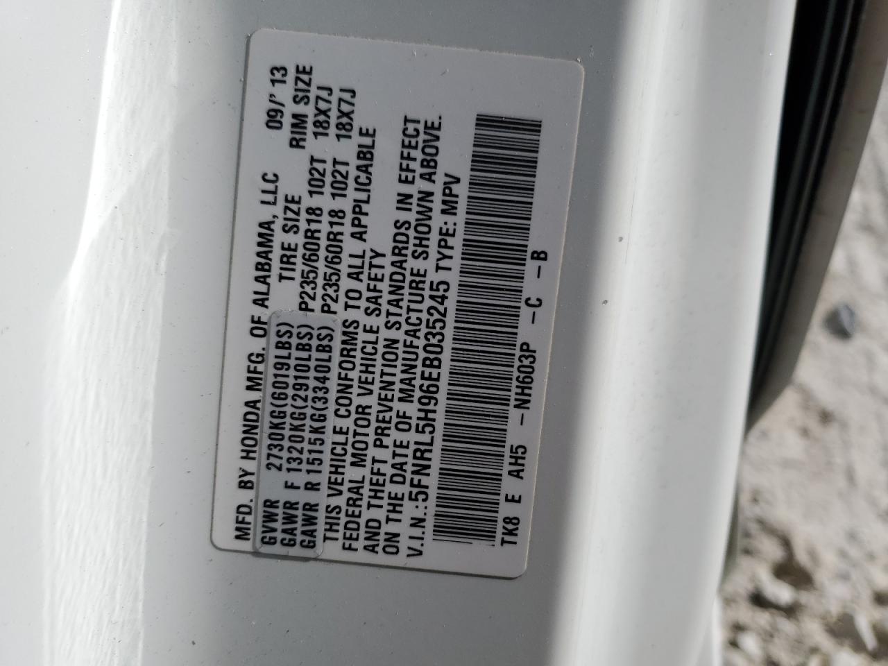 2014 Honda Odyssey - Image 13