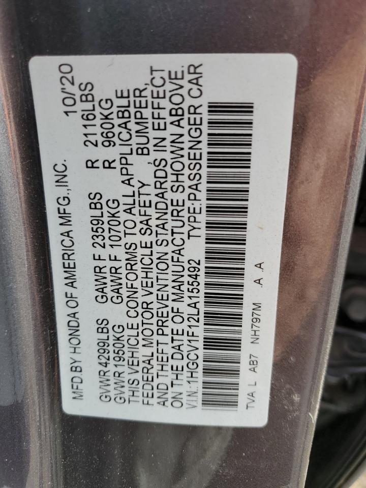 2020 Honda Accord - Image 12