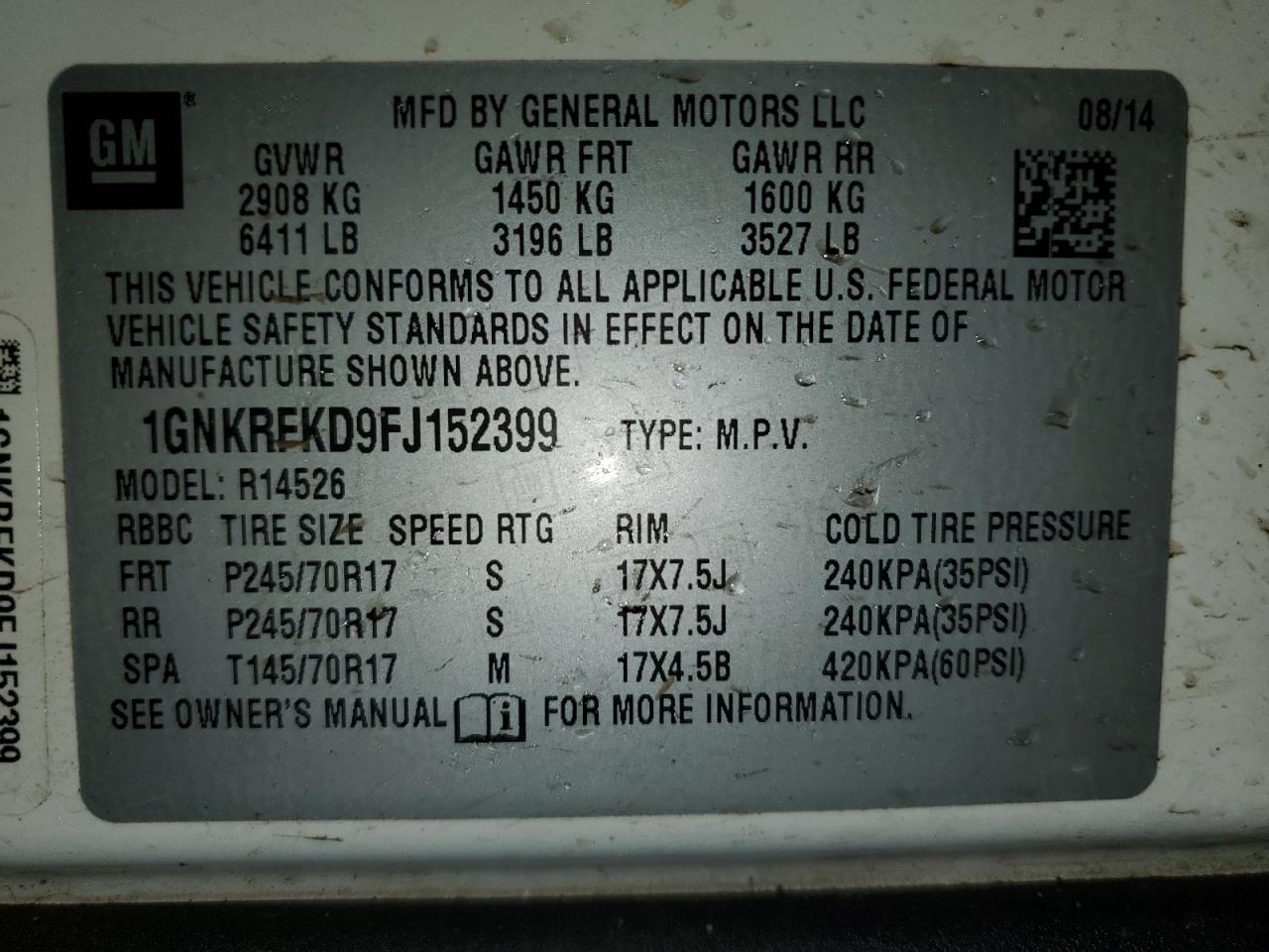 2015 Chevrolet Traverse - Image 13