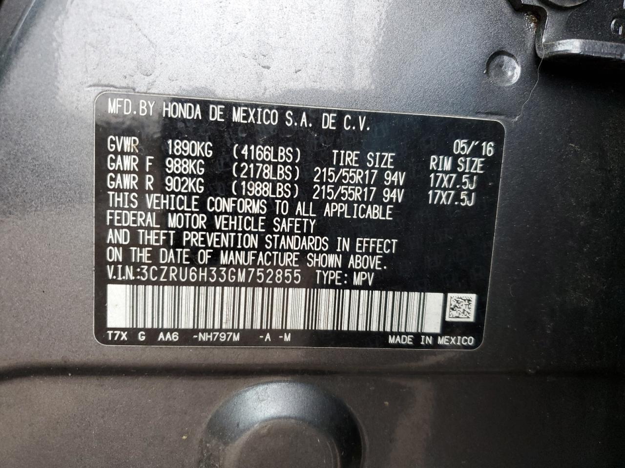 2016 Honda HR-V - Image 13