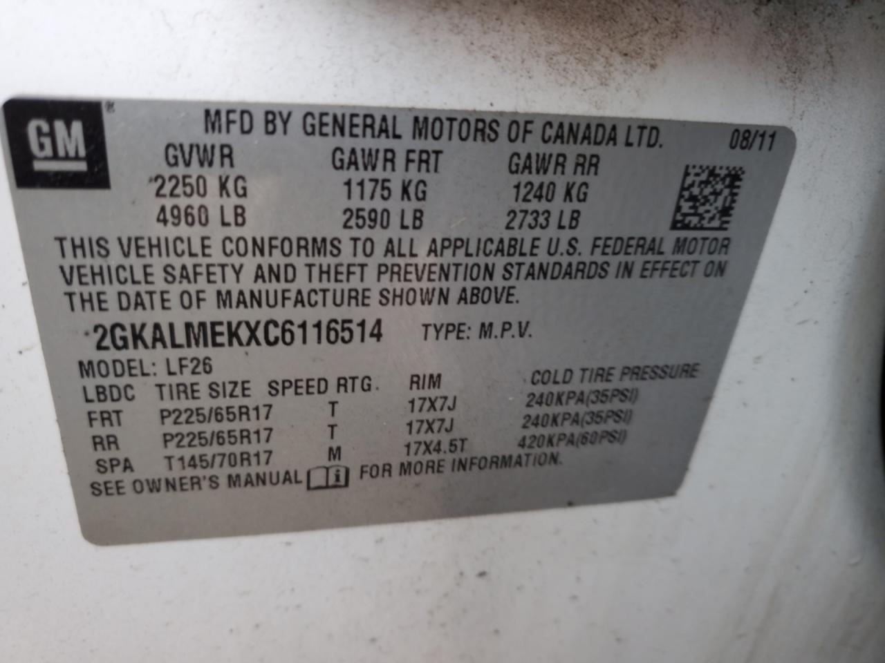 2012 GMC Terrain - Image 13