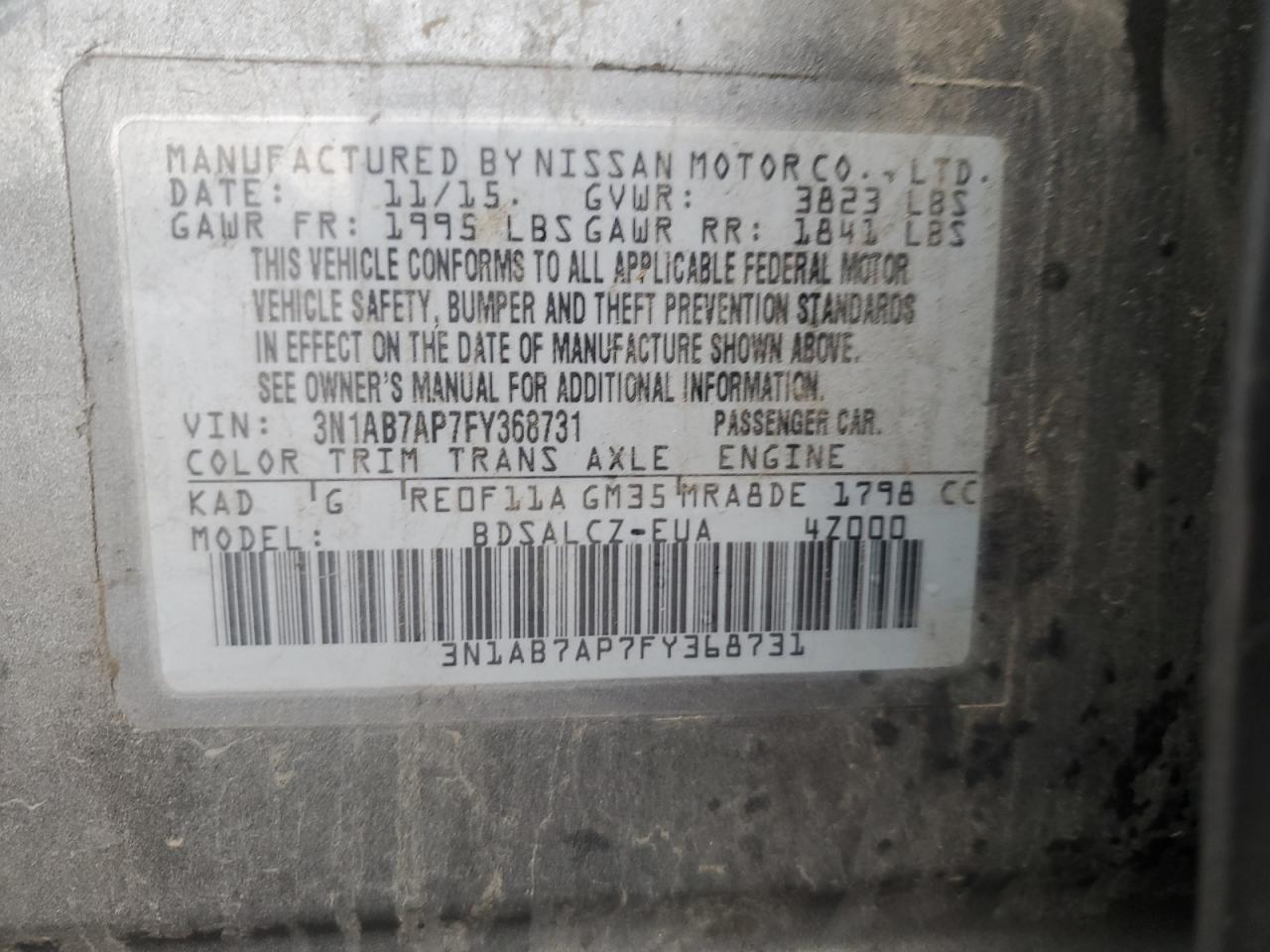 2015 Nissan Sentra - Image 12