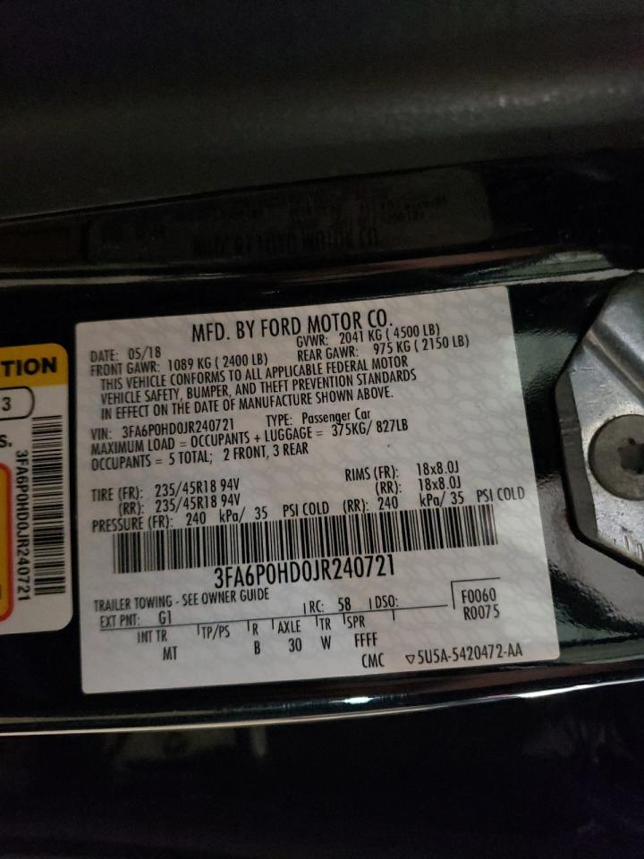 2018 Ford Fusion - Image 12