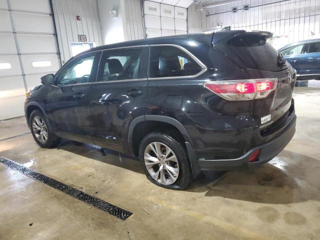  TOYOTA HIGHLANDER 2015 Чорний