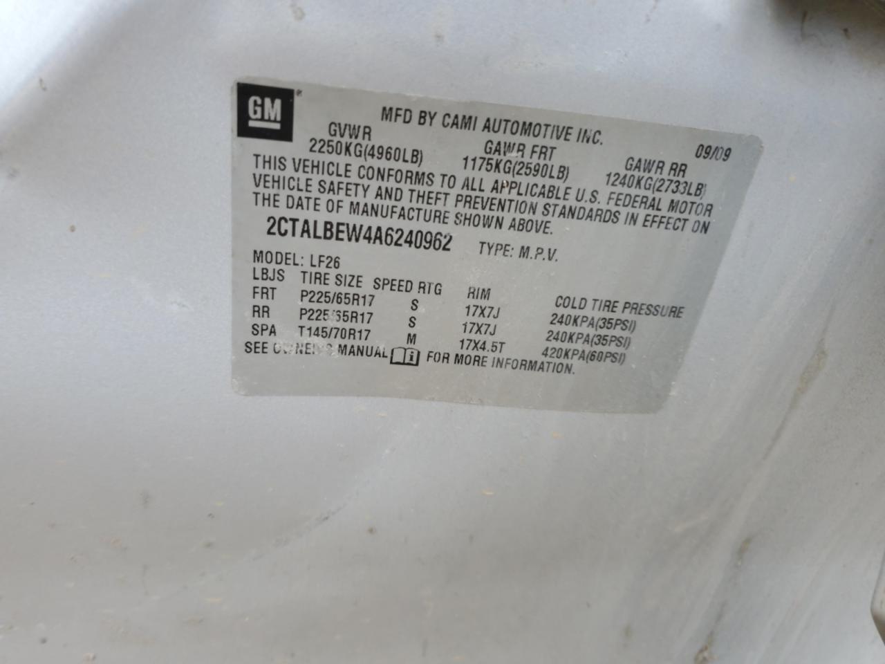 2010 GMC Terrain - Image 13