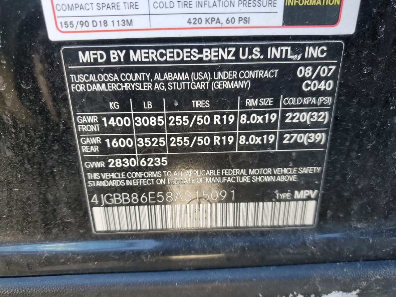 2008 Mercedes-Benz M-klasse - Image 13
