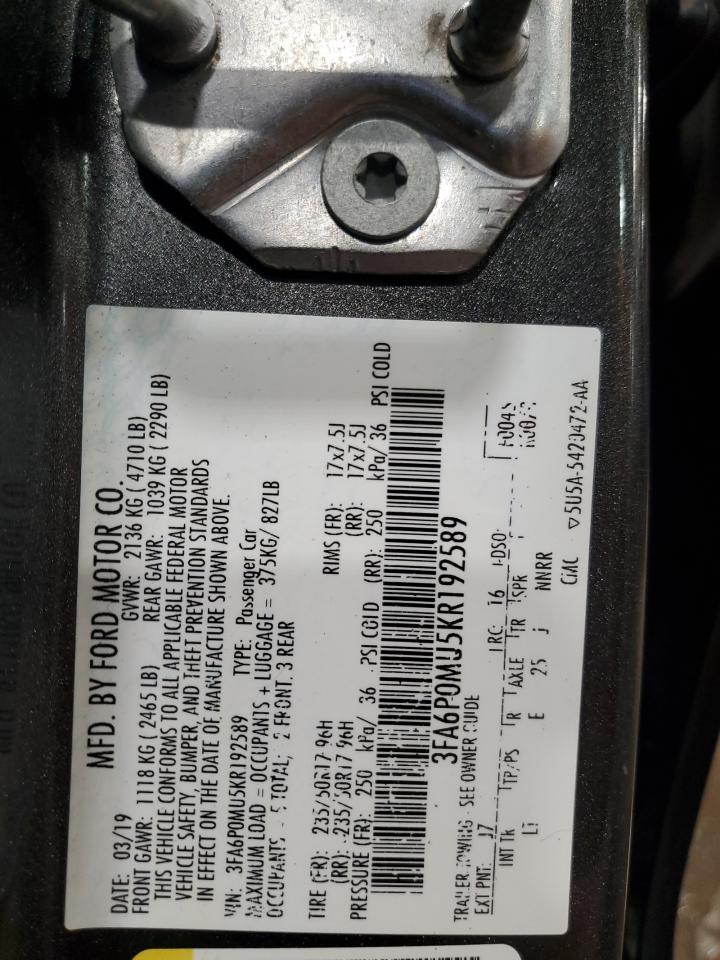 2019 Ford Fusion - Image 12