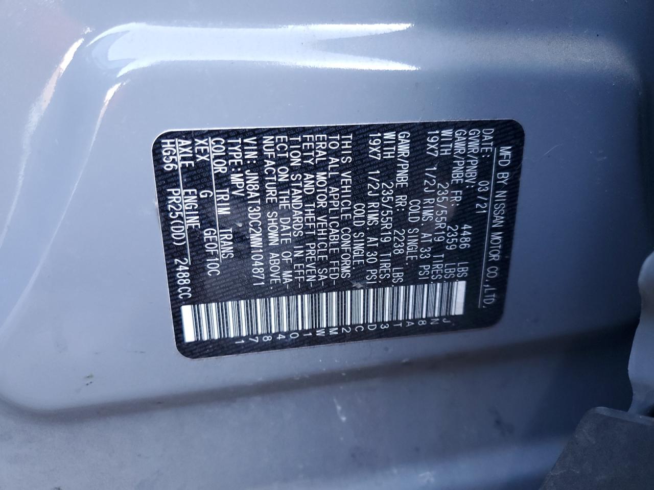 2021 Nissan Rogue - Image 13