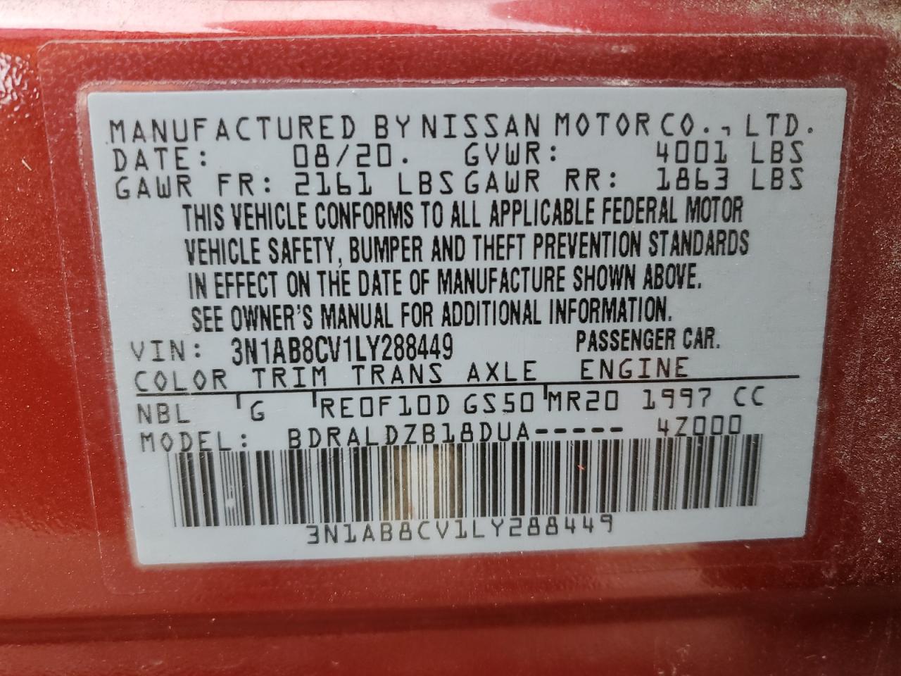 2020 Nissan Sentra - Image 13