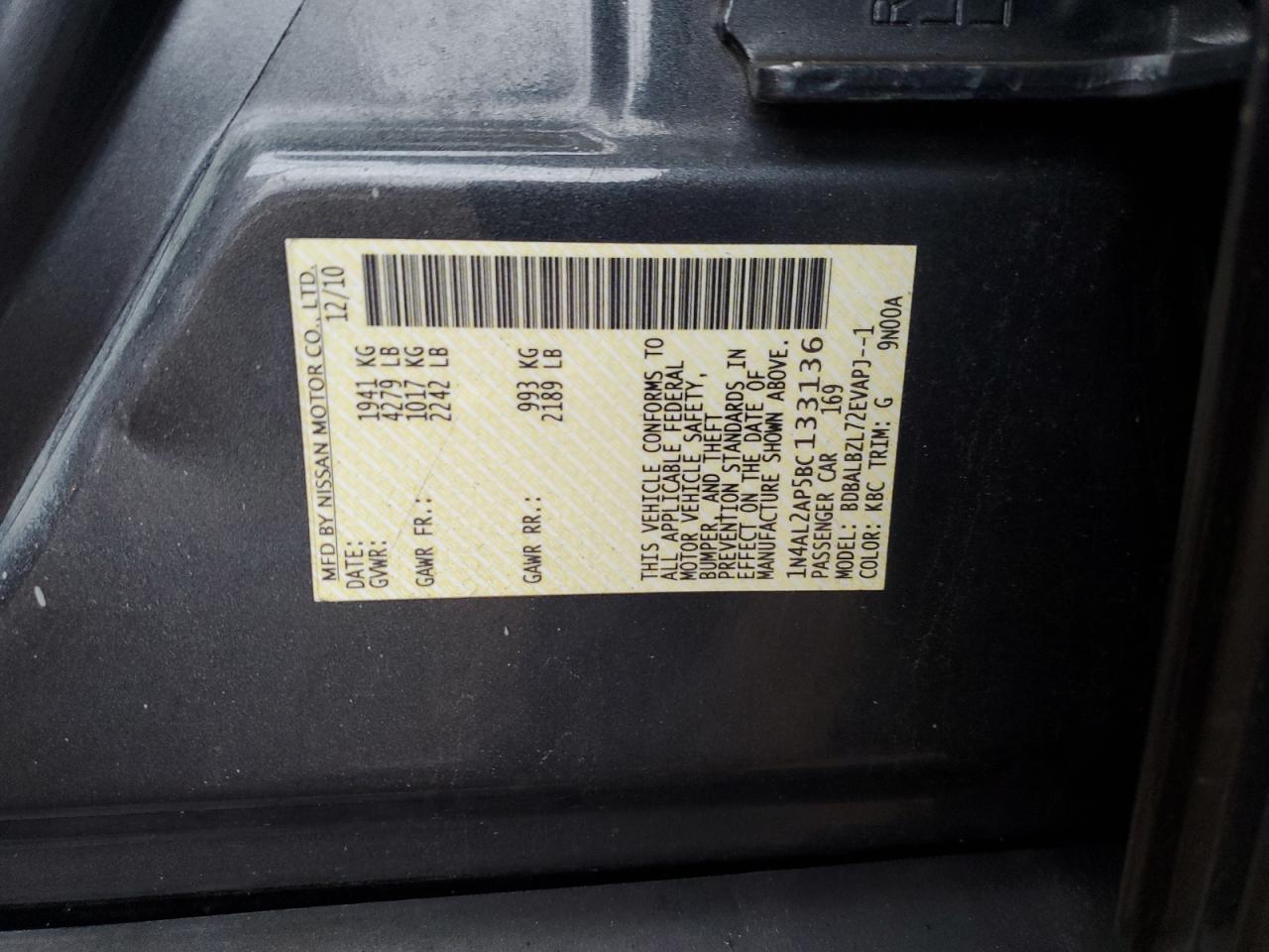 2011 Nissan Altima - Image 12