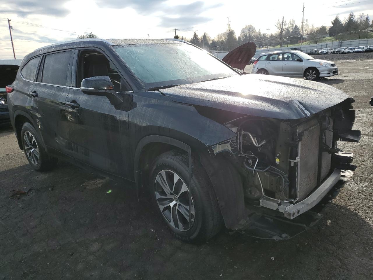 VIN 5TDGZRBH0MS549292 2021 TOYOTA HIGHLANDER no.4